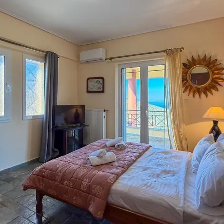 Nimfi For 8 With Pool And Maginificent Sea View Vila