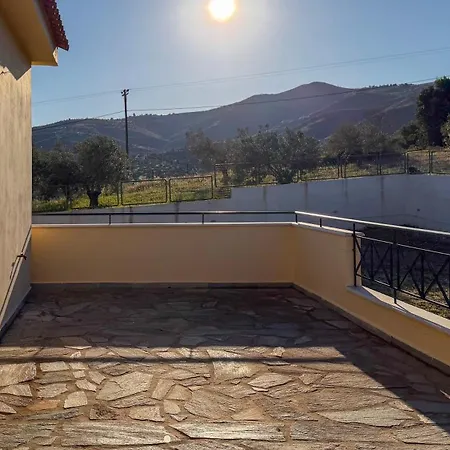 Vila Nimfi For 8 With Pool And Maginificent Sea View Galatakion