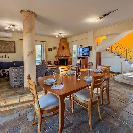 Nimfi For 8 With Pool And Maginificent Sea View Vila *