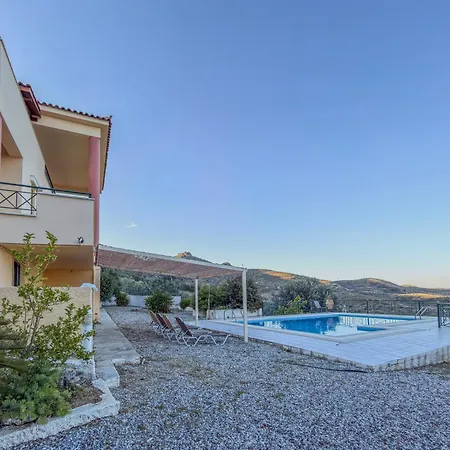 Nimfi For 8 With Pool And Maginificent Sea View Vila